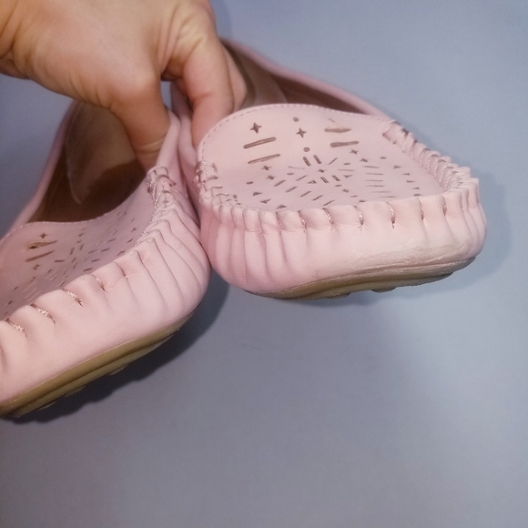 🌸 Lucky brand | Pink Suede Mocassin‎ Flat, size 10 - Picture 2 of 8